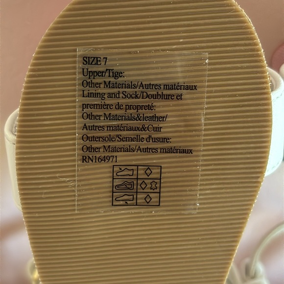 NWT Janie and Jack Baby Girl Pink Flower T-Strap Sandals Shoes Size 7 - Picture 9 of 10